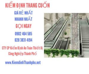 Hình ảnh kiểm định Thang cuốn