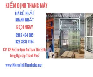 Hình ảnh kiểm định Thang máy