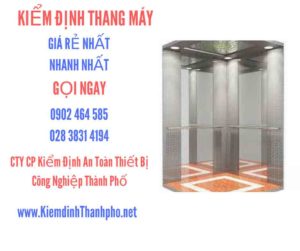 Hình ảnh kiểm định Thang máy