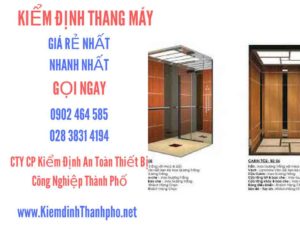 Hình ảnh kiểm định Thang máy