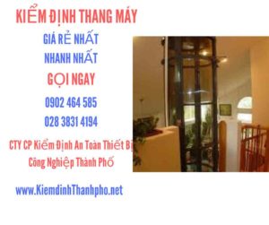 Hình ảnh kiểm định Thang máy