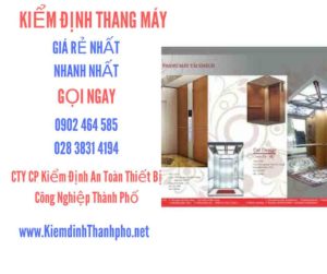 Hình ảnh kiểm định Thang máy