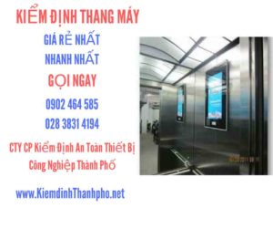 Hình ảnh kiểm định Thang máy