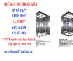 Hình ảnh kiểm định Thang máy