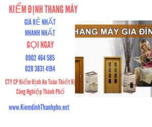 Hình ảnh kiểm định Thang máy