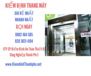 Hình ảnh kiểm định Thang máy