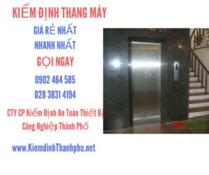 Hình ảnh kiểm định Thang máy