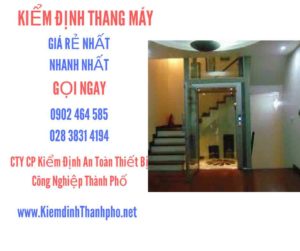 Hình ảnh kiểm định Thang máy