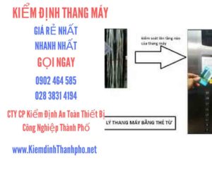 Hình ảnh kiểm định Thang máy