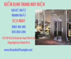 Hình ảnh kiểm định Thang máy điện