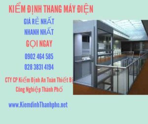 Hình ảnh kiểm định Thang máy điện