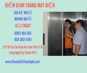 Hình ảnh kiểm định Thang máy điện