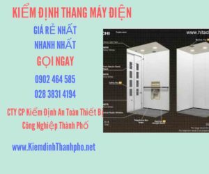 Hình ảnh kiểm định Thang máy điện