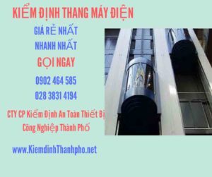 Hình ảnh kiểm định Thang máy điện