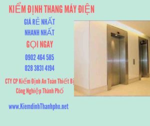 Hình ảnh kiểm định Thang máy điện