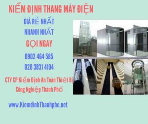 Hình ảnh kiểm định Thang máy điện