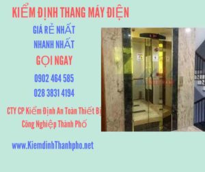 Hình ảnh kiểm định Thang máy điện