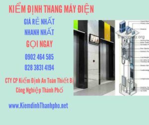 Hình ảnh kiểm định Thang máy điện