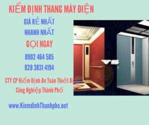 Hình ảnh kiểm định Thang máy điện