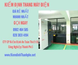 Hình ảnh kiểm định Thang máy điện