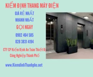 Hình ảnh kiểm định Thang máy điện