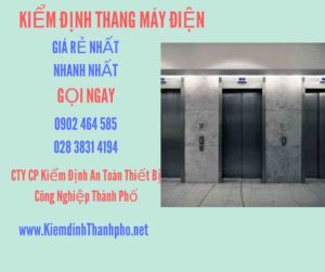 Hình ảnh kiểm định Thang máy điện