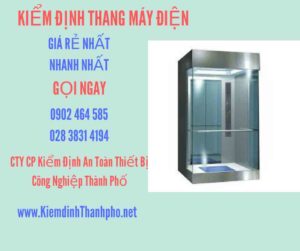 Hình ảnh kiểm định Thang máy điện