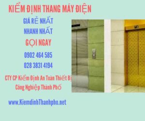 Hình ảnh kiểm định Thang máy điện