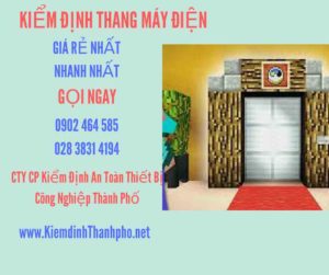 Hình ảnh kiểm định Thang máy điện