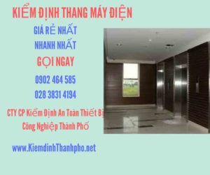 Hình ảnh kiểm định Thang máy điện