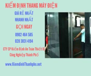 Hình ảnh kiểm định Thang máy điện