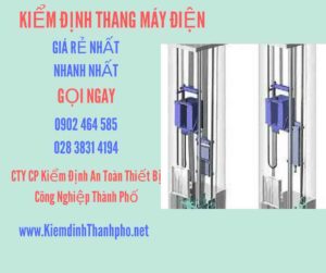 Hình ảnh kiểm định Thang máy điện