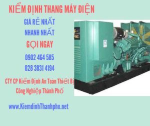 Hình ảnh kiểm định Thang máy điện