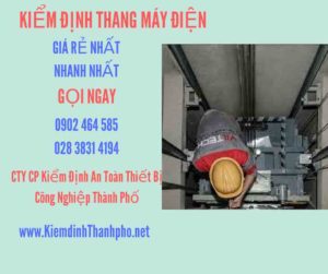 Hình ảnh kiểm định Thang máy điện