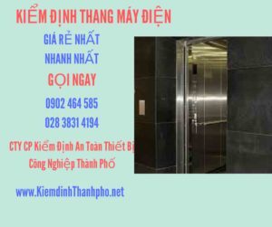 Hình ảnh kiểm định Thang máy điện