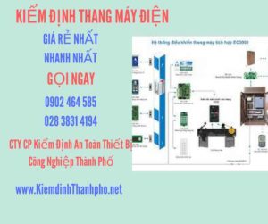 Hình ảnh kiểm định Thang máy điện