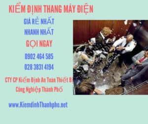 Hình ảnh kiểm định Thang máy điện