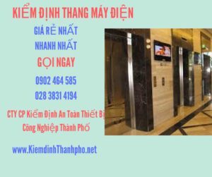 Hình ảnh kiểm định Thang máy điện