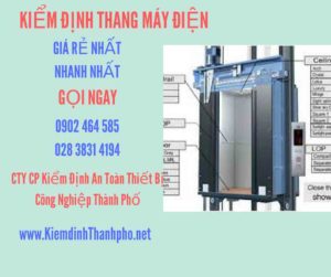 Hình ảnh kiểm định Thang máy điện