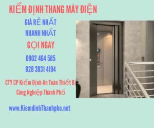 Hình ảnh kiểm định Thang máy điện