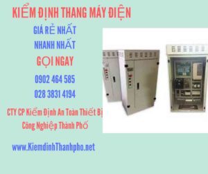 Hình ảnh kiểm định Thang máy điện