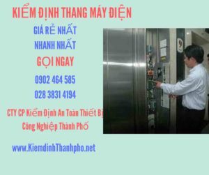 Hình ảnh kiểm định Thang máy điện