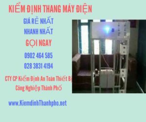 Hình ảnh kiểm định Thang máy điện