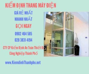 Hình ảnh kiểm định Thang máy điện