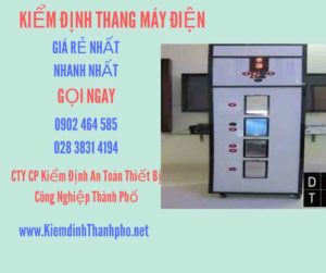 Hình ảnh kiểm định Thang máy điện