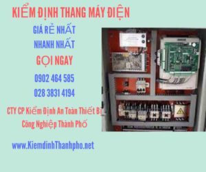 Hình ảnh kiểm định Thang máy điện