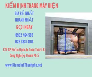 Hình ảnh kiểm định Thang máy điện