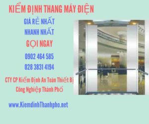 Hình ảnh kiểm định Thang máy điện