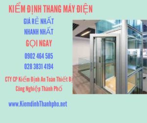 Hình ảnh kiểm định Thang máy điện