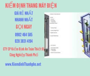 Hình ảnh kiểm định Thang máy điện